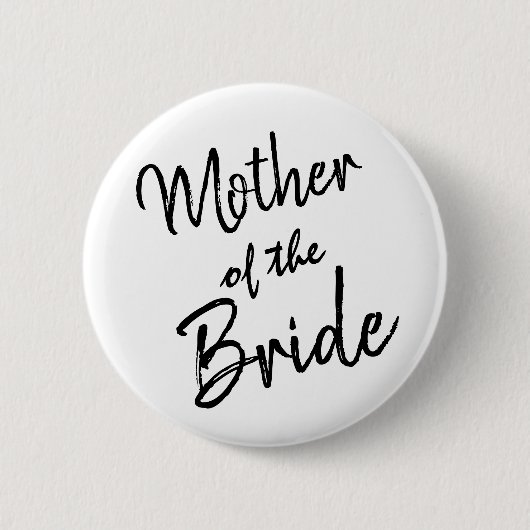 Mutter der Braut oder sich selbst anpassen Button (Vorderseite)
