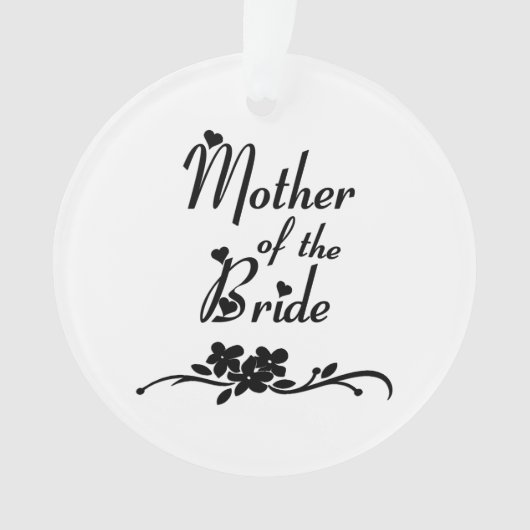 Mutter der Braut Ornament (Vorderseite)
