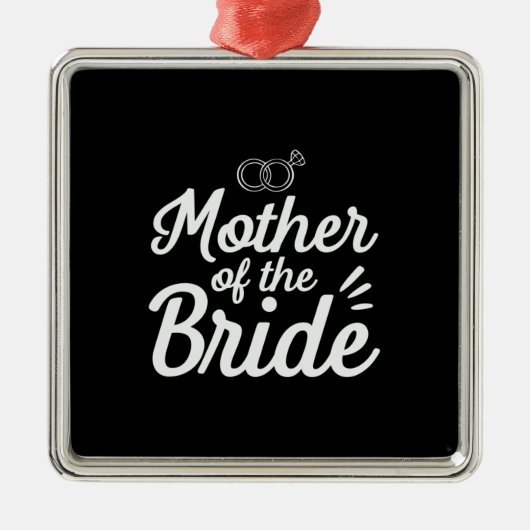 Mutter der Braut Ornament Aus Metall (Vorne)