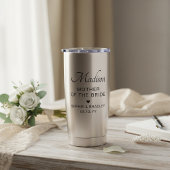 Mutter der Braut Personalisierte Hochzeit Thermobecher