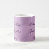 Mutter der Braut - "reizende Lavendel-Rosen " Kaffeetasse (Mittel)
