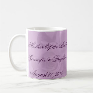 Mutter der Braut - "reizende Lavendel-Rosen " Kaffeetasse