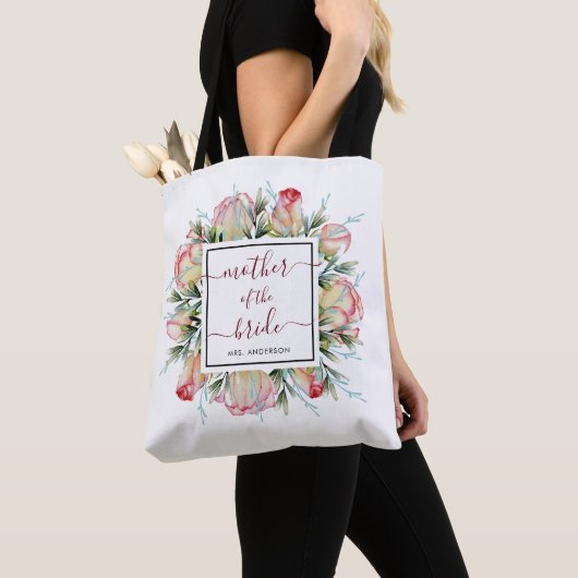 Mutter der Braut Rosa Blumenzwiebeltasche Tasche (Von Nahem)