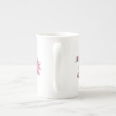 Mutter der Braut rosa Porzellantasse (Rückseite)