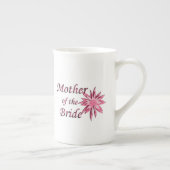 Mutter der Braut rosa Porzellantasse (Rechts)