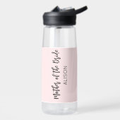 Mutter der Braut Rosa Trinkflasche (Links)