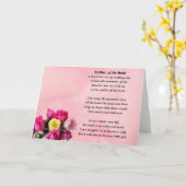 Mutter der Braut - Rose Karte (Gelbe Blume)