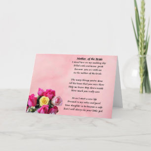 Mutter der Braut - Rose Karte