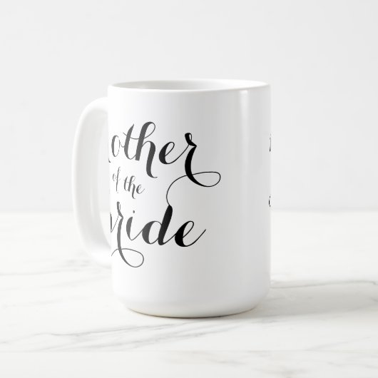 Mutter der Braut-Schale Kaffeetasse (Vorderseite Links)