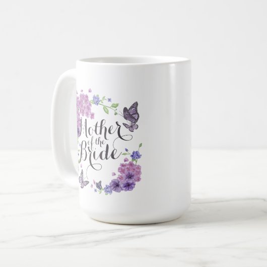 Mutter der Braut-Schmetterlinge, die Tasse Wedding (Vorderseite Links)