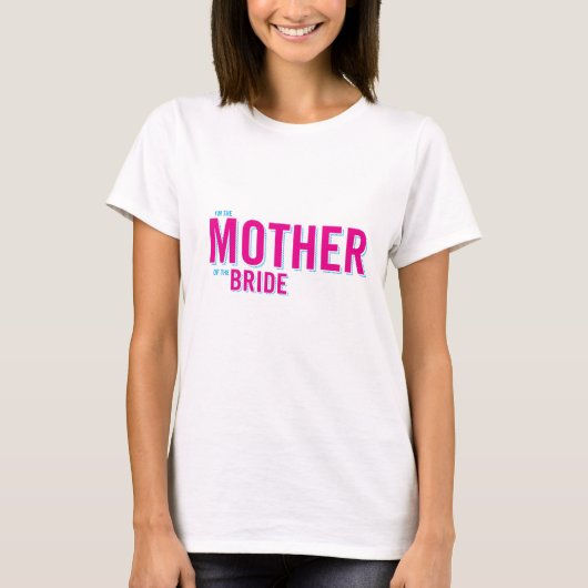 Mutter der Braut T-Shirt (Vorderseite)