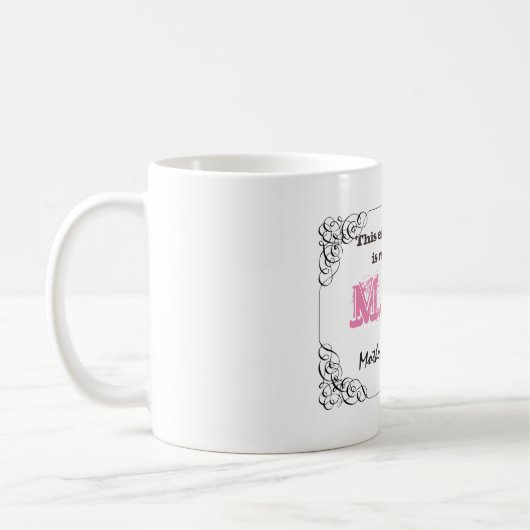 Mutter der Braut-Tasse Kaffeetasse (Links)