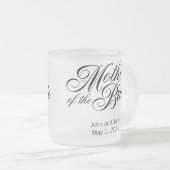 Mutter der Braut-Tasse Mattglastasse (VorderseiteRechts)