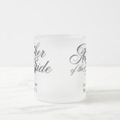 Mutter der Braut-Tasse Mattglastasse (Mittel)