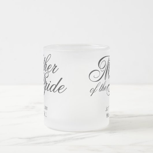 Mutter der Braut-Tasse Mattglastasse (Mittel)