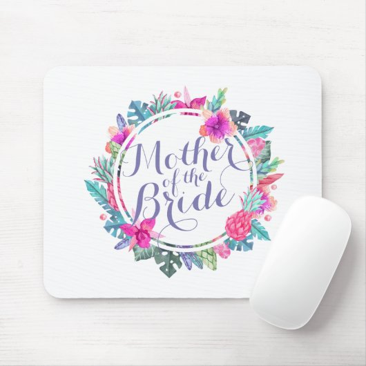 Mutter der Braut-tropischen Hochzeit | Mousepad (Mit Mouse)