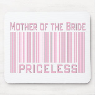 Mutter der Braut unbezahlbar Mousepad