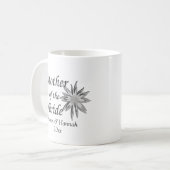 Mutter der Braut und der Gebräuche Name und Datum Kaffeetasse (Vorderseite Links)