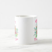 Mutter der Braut Vintages Blumengeschenk Kaffeetasse (Mittel)
