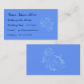 Mutter der Braut-Visitenkarte Visitenkarte (Vorne/Hinten)