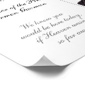 Mutter der Braut vorbehaltene Gedenkfeier Poster (Ecke)