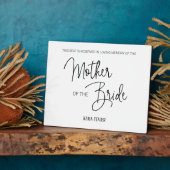 Mutter der Braut vorbehaltene Studentenverheiratun Fotoplatte (Seite)