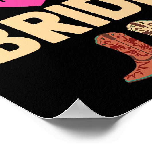 Mutter der Braut Wedding Bachelorette Cowboy Bo Poster (Ecke)