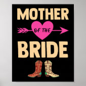 Mutter der Braut Wedding Bachelorette Cowboy Bo Poster (Vorne)