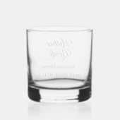 Mutter der Braut Whiskyglas (Rückseite)