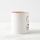 Mutter der Braut Zweifarbige Tasse (Mittel)