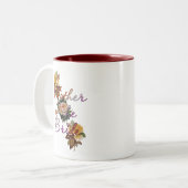 Mutter der Braut Zweifarbige Tasse (Vorderseite Links)