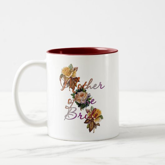 Mutter der Braut Zweifarbige Tasse (Links)