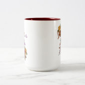 Mutter der Braut Zweifarbige Tasse (Mittel)
