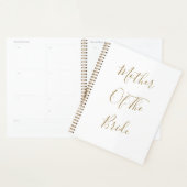 Mutter der Brautgoldblütenhochzeit spendet Gunst Planer (Anzeige)