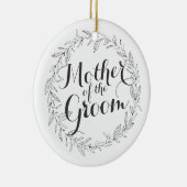 Mutter der Bräutigam-einfachen Keramikornament (Rechts)