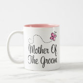 Mutter der Bräutigam-Hochzeits-Geschenk-Tasse Zweifarbige Tasse (Links)