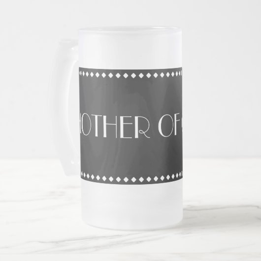 Mutter der Bräutigam-mattierten Tasse (Vorderseite Links)