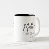 Mutter der Bräutigam-Tasse Zweifarbige Tasse (VorderseiteRechts)