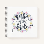 Mutter der Brautkalligrafie | Notebook Notizblock (Vorderseite)