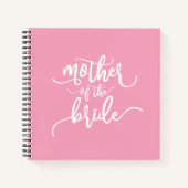 Mutter der Brautkalligrafie | Notebook Notizblock (Vorderseite)