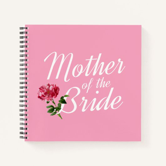 Mutter der Brautkalligrafie | Notebook Notizblock (Vorderseite)