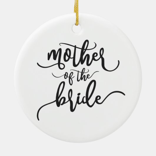 Mutter der Brautkalligrafie | Ornament (Hinten)