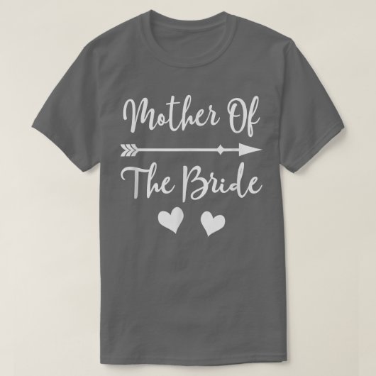 Mutter der Brautparty Hochzeit T-Shirt (Design vorne)