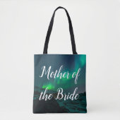 Mutter der Bride Aurora Licht Script Hochzeit Tasche (Vorderseite)