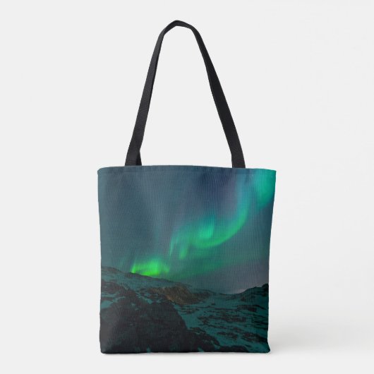 Mutter der Bride Aurora Licht Script Hochzeit Tasche (Rückseite)