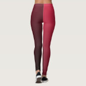 Mutter der Bride Burgund Ombre Mode Leggings (Rückseite)