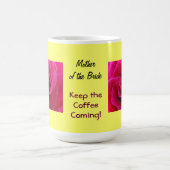 Mutter der Bride Coffee Tasse Rosa Blume (Mittel)