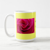 Mutter der Bride Coffee Tasse Rosa Blume (Links)