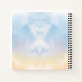 Mutter der Bride Elegant Frame Wedding Notebook Notizbuch (Rückseite)