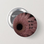 Mutter der Bride Elegant Pink Blume Button (Vorne & Hinten)